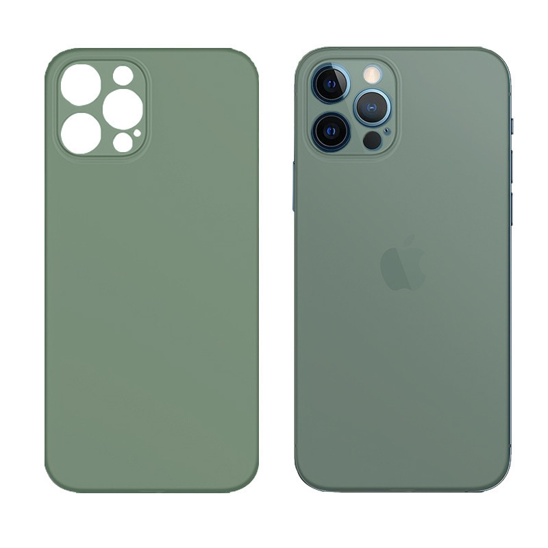 Funda ultrafina de silicona mate para iPhone 17AIR, sensación de metal desnudo, anticaídas, funda protectora para Apple 16ProMax