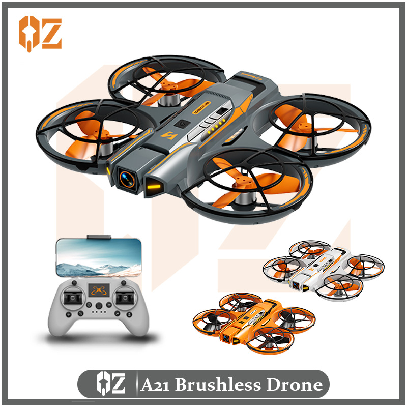 A21 Drone Brushless 4K High-Definition Aerial Photography Long Endurance Entry-Level Flying Machine All-Inclusive Anti-Collision Optical Flow Remote Control Aircraft
