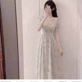 新中式2024新款改良旗袍年轻款少女气质高端国风女装连衣裙夏