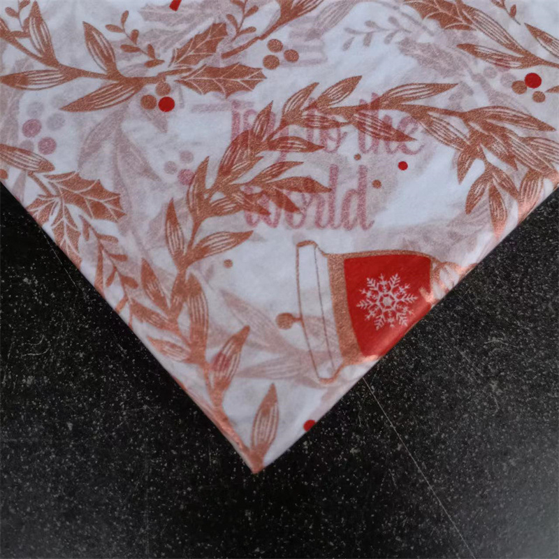 Fabricante en stock SERIE DE Navidad papel de pera fuegos artificiales papel de embalaje 10 hojas/paquete papel de copia 50x66cm