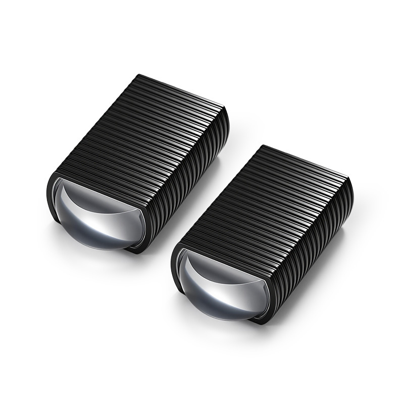 Nuevo automóvil LED delantero niebla luz de rejilla oculta de red blanca y amarilla bicolor motocicleta luz diurna luz de advertencia