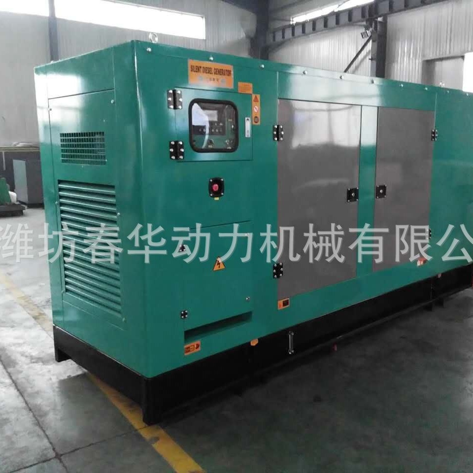 250KW静音柴油发电机组 全铜无刷电机 潍柴发电机 三相交流电机