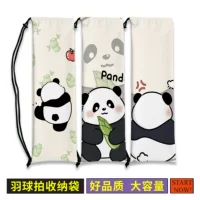 Panda 2025 новая сумка для бадминтона, сумка для бадминтона, портативная сумка для бадминтона большой емкости для учащихся начальной школы, сумка для ракеток с перьями