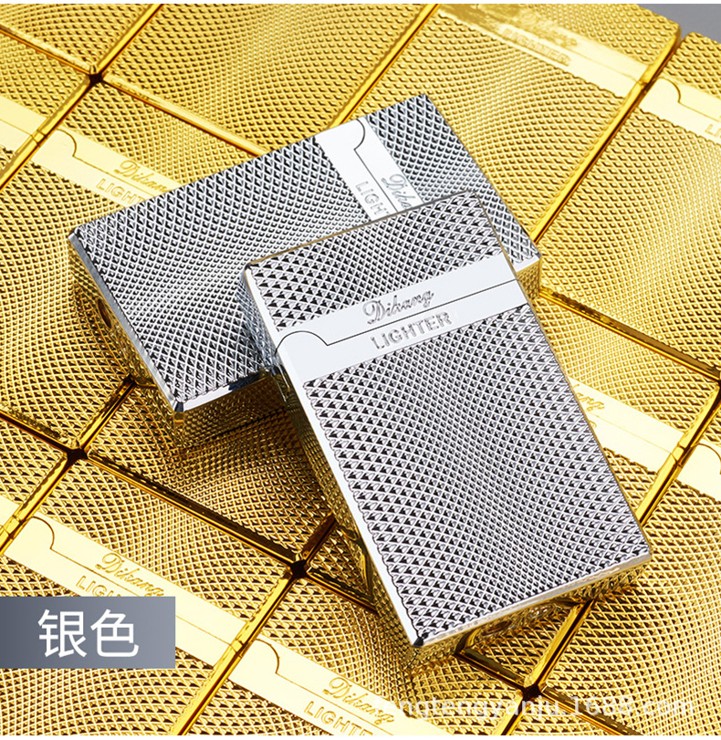 Silver diamond pattern