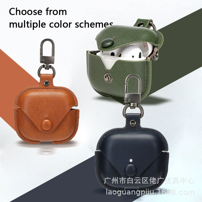 2024 Новое применение Airpods4 Защитный чехол для наушников Bluetooth airpods3 Кожаный корпус наушников PU Защитный чехол