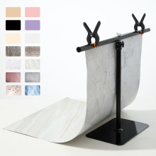 1+7套装 摄影T型背景架T形架拍摄道具幕布套装直播背景纸背景布