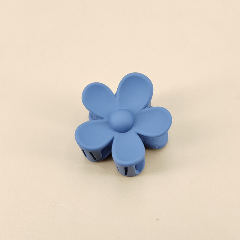 ABS color caramelo flor esmerilada pinza fabricante de estilo caliente de Amazon venta al por mayor parte posterior de la cabeza pinza para el cabello mujer