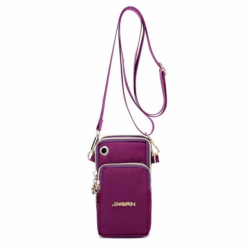 Nuevo bolso del teléfono móvil de las mujeres crossbody mini bolso del teléfono móvil bolso del Halter bolso de la muñeca portátil monedero de la moneda