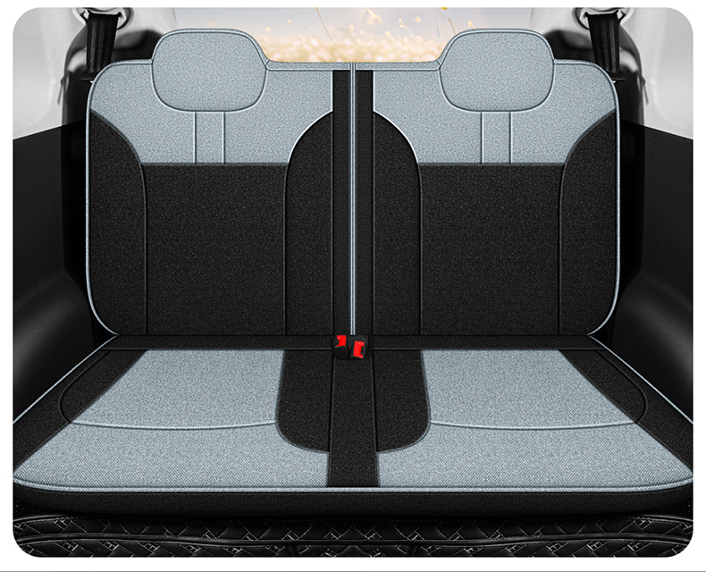 Changan Waxy Corn Lumin Special Full Surrounding Seat Cover Four Seasons Breathable Cotton and Linen Car Cushion Fabric Seat Cover