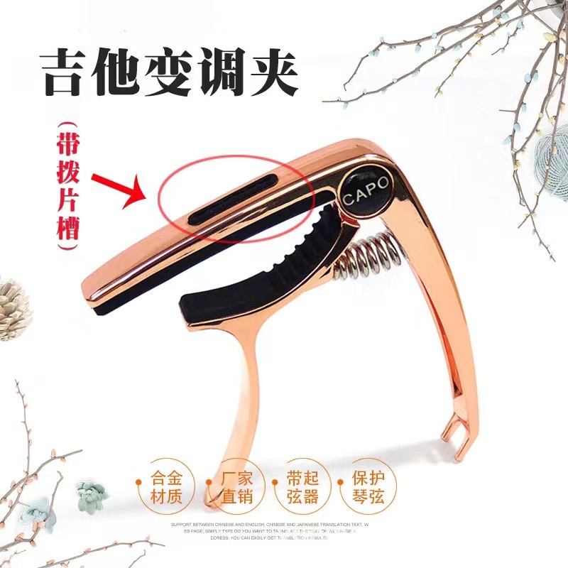 로즈 골드 (픽 슬롯 포함)