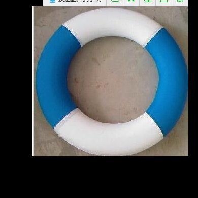 厂家直发成人游泳救生圈不带绳子包布救生圈  便携式泡沫防汛圈