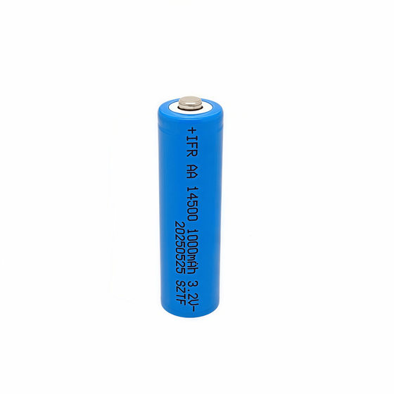 Pointed 14500 lithium iron phosphate 3.2V lithium iron phosphate AA 5 rechargeable battery 14500 rechargeable lithium battery