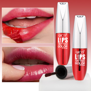 Cross-Border Spot Liquid Lipstick Lip Glaze Lip Gloss Non-Fading Non-Stick Cup Dyed Lip Liquid Lip Gloss Peel Off
