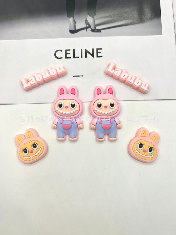 クロス下駄フラワーラブ布pvcソフト接着剤diy靴バックル装飾取り外し可能なかわいいアクセサリーに適しています|undefined