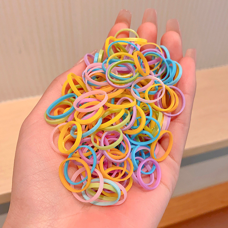 Caja de correa para niños, anillo de cabello para bebés, alta elasticidad, cabello para bebés, cabello mini para niñas