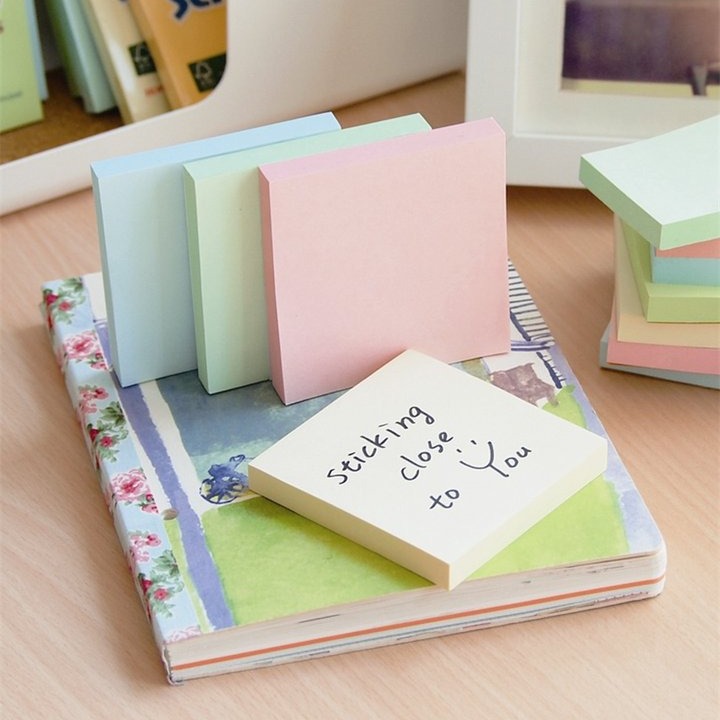 N회 3650 사무용품 메모지 스티커 메모지 친환경 재생지 시리즈 100매
