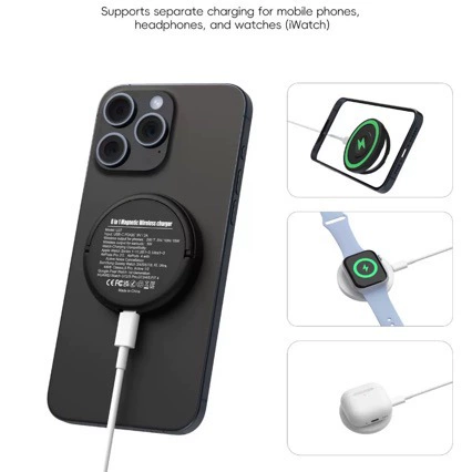 К Compatible watch Apple, samsung, huawei, беспроводное зарядное устройство, держатель для телефона одной рукой