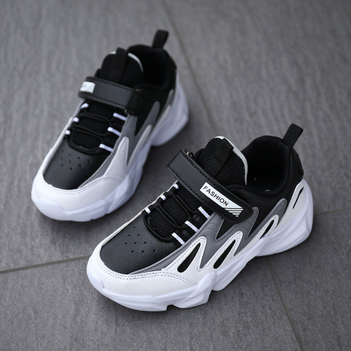 Children's Shoes for Cross-border 2024 New Spring and Autumn Season Boys' and Girls' Shoes, Medium and Large Kids Korean Version Sports Shoes Wholesale
