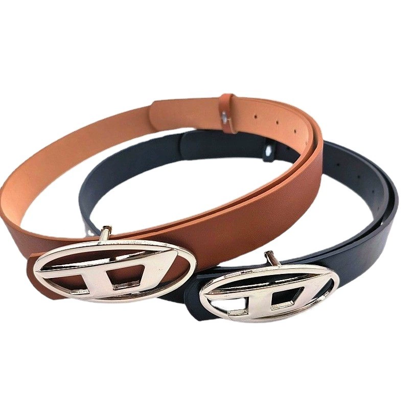 Корейская Мода Новая овальная металлическая кнопка с буквой D для мужчин и женщин, универсальная декоративная лента, модные подходящие джинсы