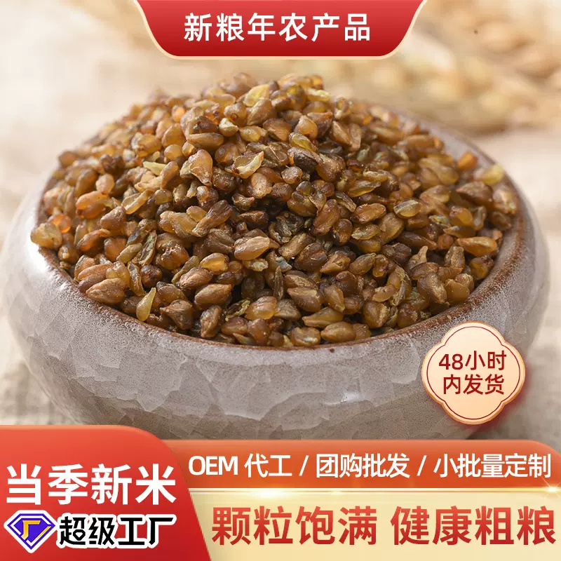 苦荞麦散装批发全胚芽黑苦荞米五谷杂粮农家粗粮仁健康粮胚芽保留