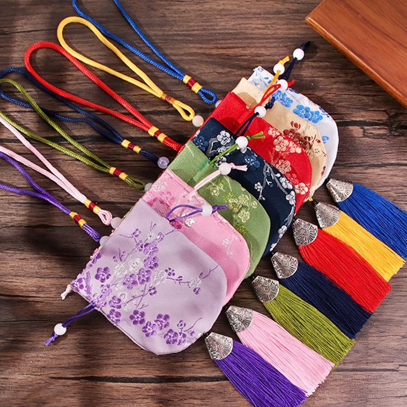 香包空嚢携帯刺繍自動車ストラップ香袋アクセサリー蚊よけラベンダー端午節束口ギフトバッグ|undefined