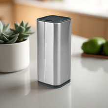 现货批发家用金属不锈钢刀架刀座厨房不锈钢菜刀刀具多功能收纳架