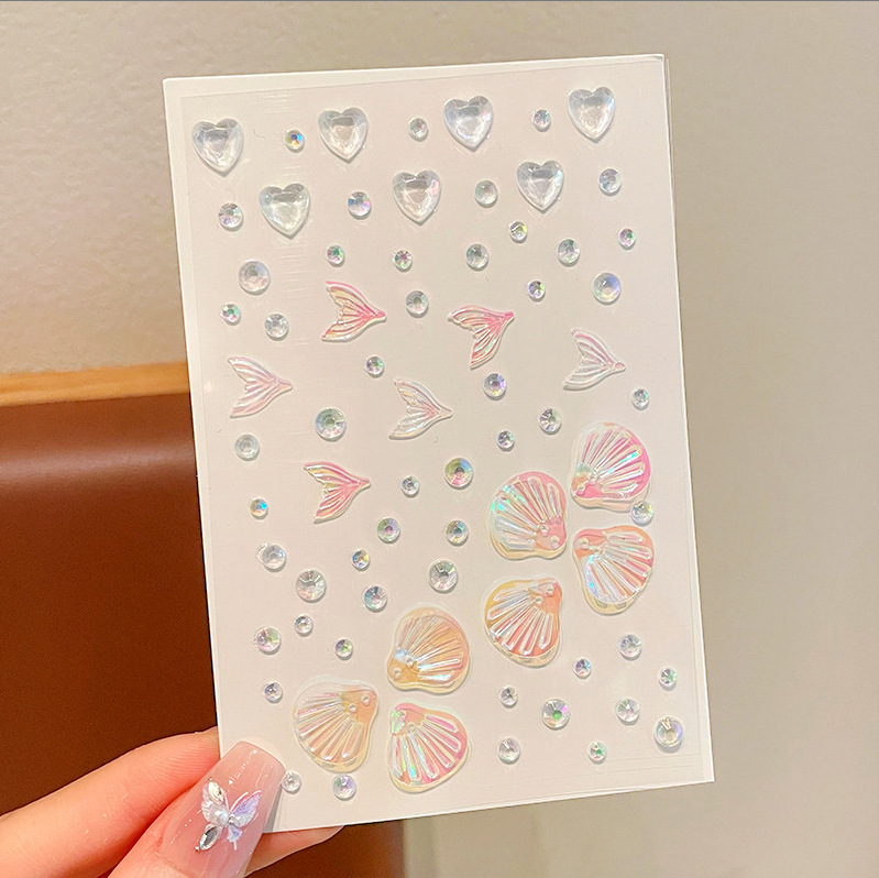 Pink Symphony Fishtail Stickers