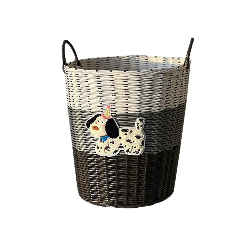 Storage system, plastic woven laundry basket, big capacious storage basket