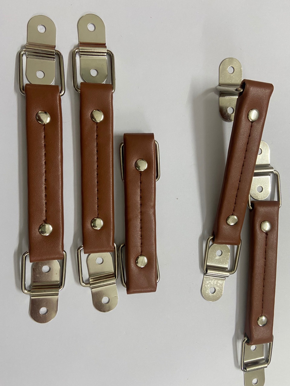 厂家礼盒PU提手带真皮手挽PU手提超纤皮拉手皮革油边皮带皮手把