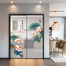 极窄边框厨房推拉门阳台客厅吊轨三联动钢化玻璃隔断门卫生间移门