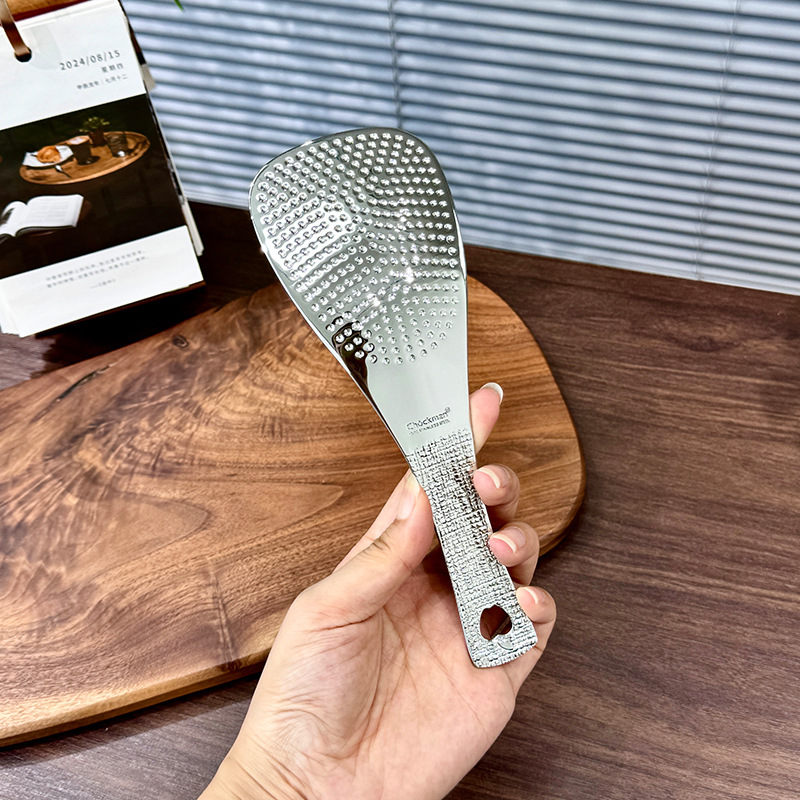 Chockmen Zhuo Deming 18 / 10 cucharas de arroz de acero inoxidable, pala de arroz, pala de arroz, arroz antiadherente