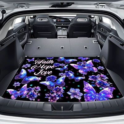Wear-Resistant, All-Season Universal Floor Mat, Avtomobil döşəmə paspasları - 0226detm-car-9-75100cm-crystal-velvet-dot-plastic-bottom