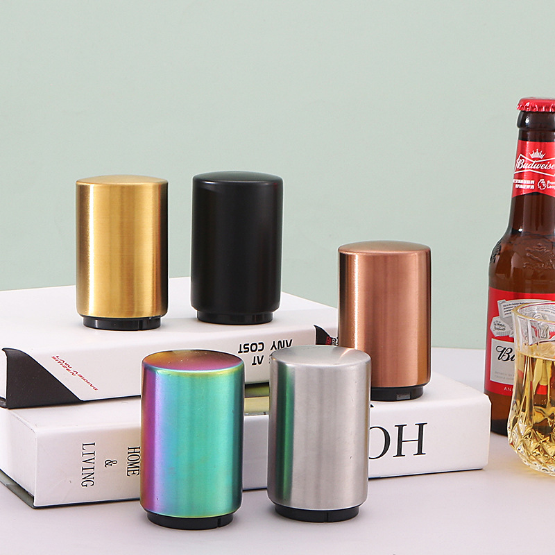 Stainless Steel Beer Automatic Bottle Opener Push-type Household Creative Starter Bar Barbecue Restaurant Wine Opener