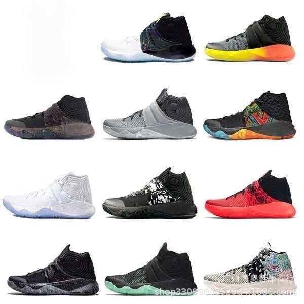 Cross-Border Putian Irving 2Nd Generation Men's Practical Basketball Shoes Kyrie2 Practical Air-Cushioned Wear-Resistant Anti-Slip Shock-Absorbing Sports Shoes