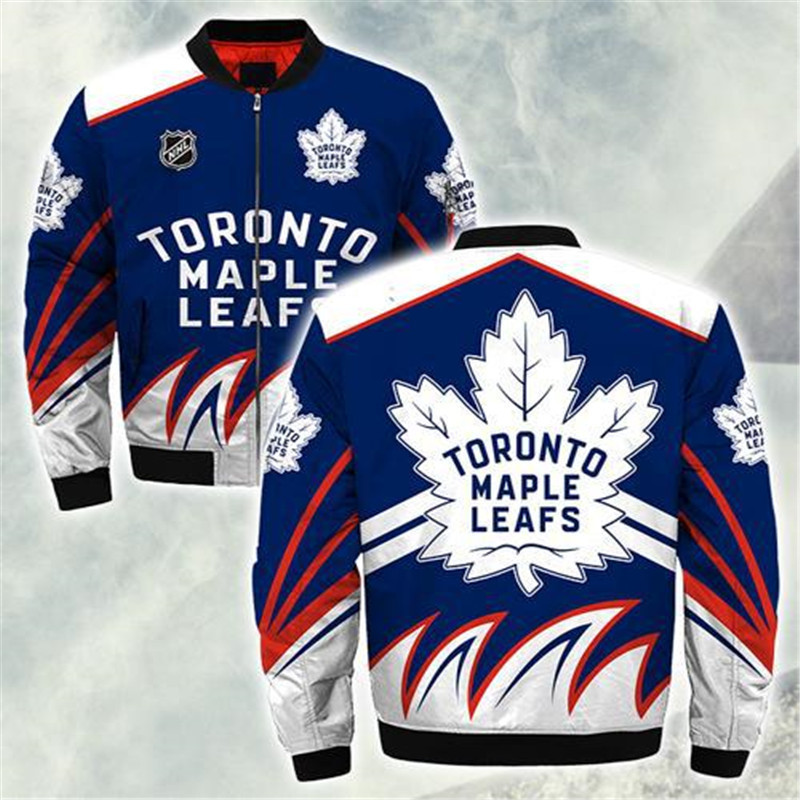 Ice Hockey League Sharks Series Jacket 3D Digital Printing Cotton Jacket Men's Zipper Flight Suit Flight Jacket