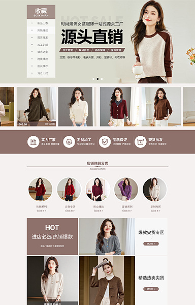 时尚通勤女装毛衣羊毛衫Y221