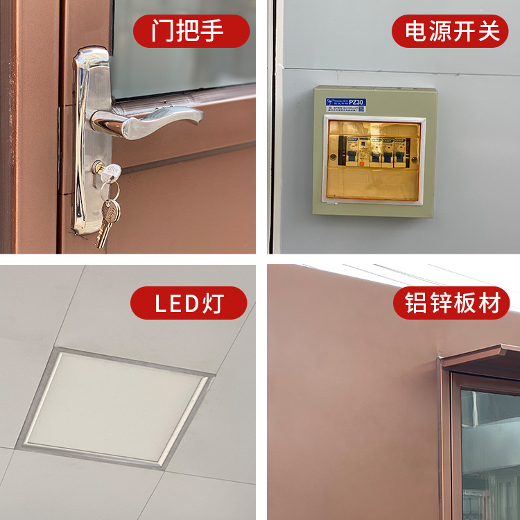 Kindergarten cabina de seguridad estacionamiento carga cabina de seguridad cabina de pintura de piedra real estructura de acero guardia sala de servicio