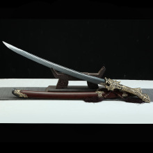 绣春刀花纹钢雁翎刀一体手工锻打唐横刀镇宅刀剑宝刀冷兵器未开刃