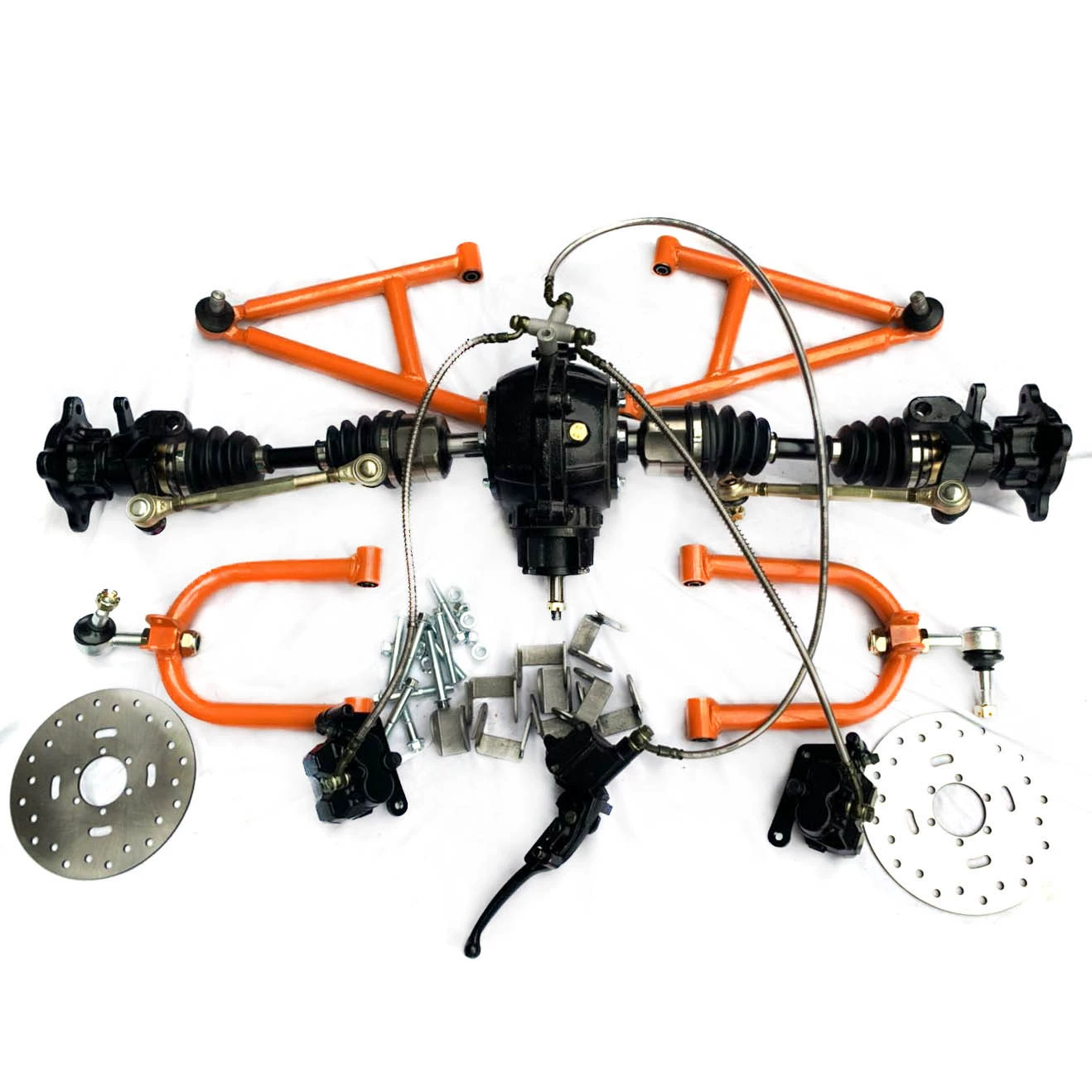 Модифицированные аксессуары для картинга с полным приводом, квадроцикл, полный привод, передняя независимая система подвески, зубная сумка, коромысло, рожок, фланец