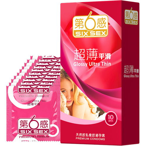 Sixth Sense Condoms: Ice & Fire Beads, Ribbed Design, Ultra-Thin & Ultra-Smooth—Pack of 2/3, Adult-Use Products Wholesale