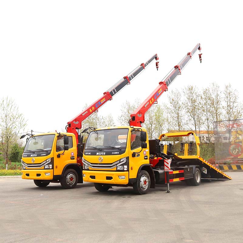 东风多利卡黄牌5吨清障随车吊 作业稳定一车多用