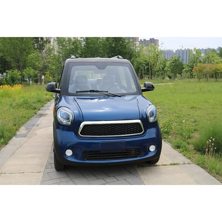 6 carcasa de hierro completamente cerrada cuatro asientos vehículo de patrulla eléctrica núcleo de energía conducir cómodo vehículo eléctrico de cuatro ruedas adulto de baja velocidad