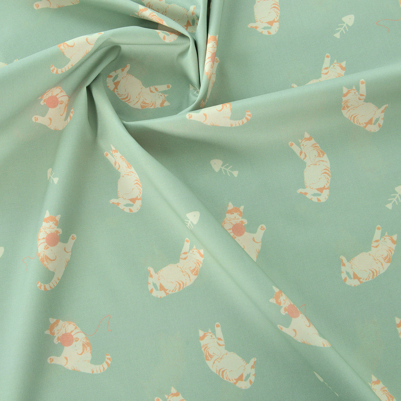 모직 오렌지 고양이