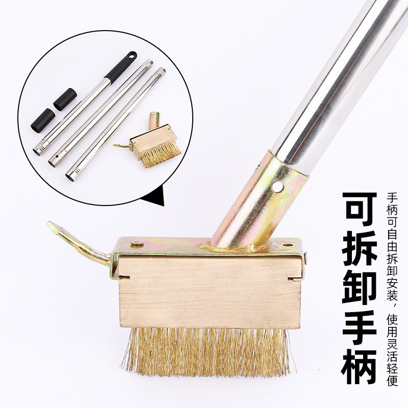 Cross-Border Weeding Brush, Long-Handled Ground Seam Weed Brush, Moss Brush, Courtyard Cleaning Brush, Wire Brush, Garden Weeding Brush