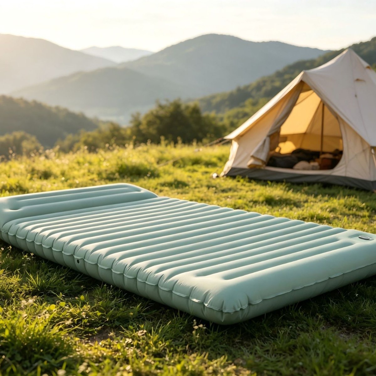Factory Wholesale Inflatable Mattress, Thickened Moisture-Proof One-Touch Inflatable Camping Portable Nap Mat