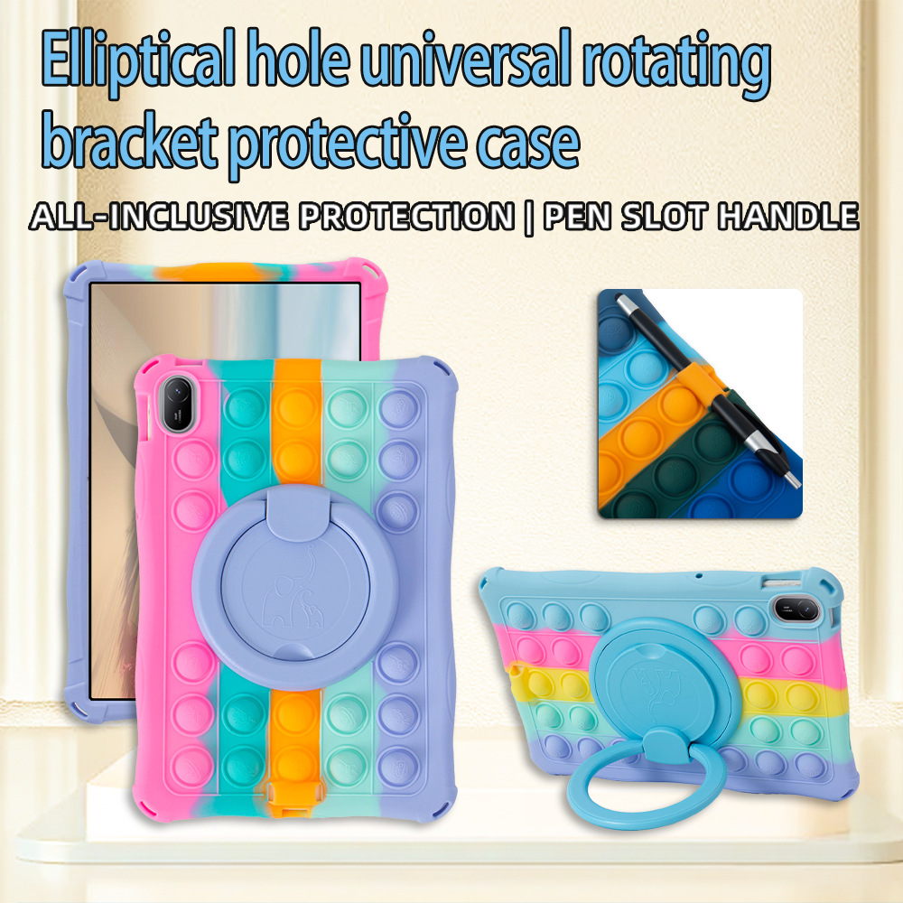 For Huawei Matepad SE 11 inch 2024 flat protective cover Matepad 11 rotating anti-fall soft case