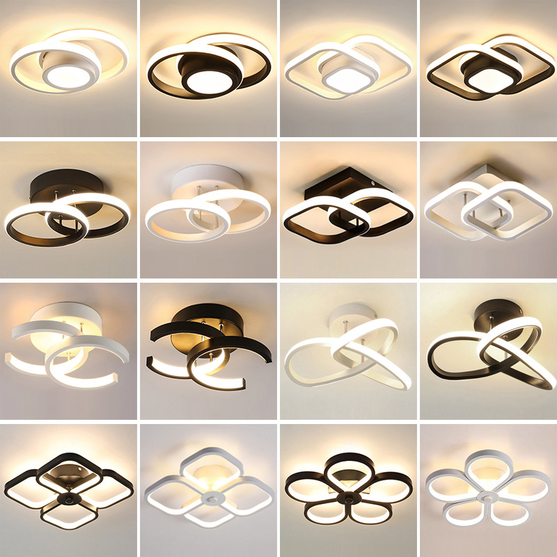 Comercio electrónico transfronterizo Luces de pasillo simples modernas Luces de pasillo Luces de porche creativas Luces de puerta de entrada Luces de pasillo Luces de balcón de guardarropa