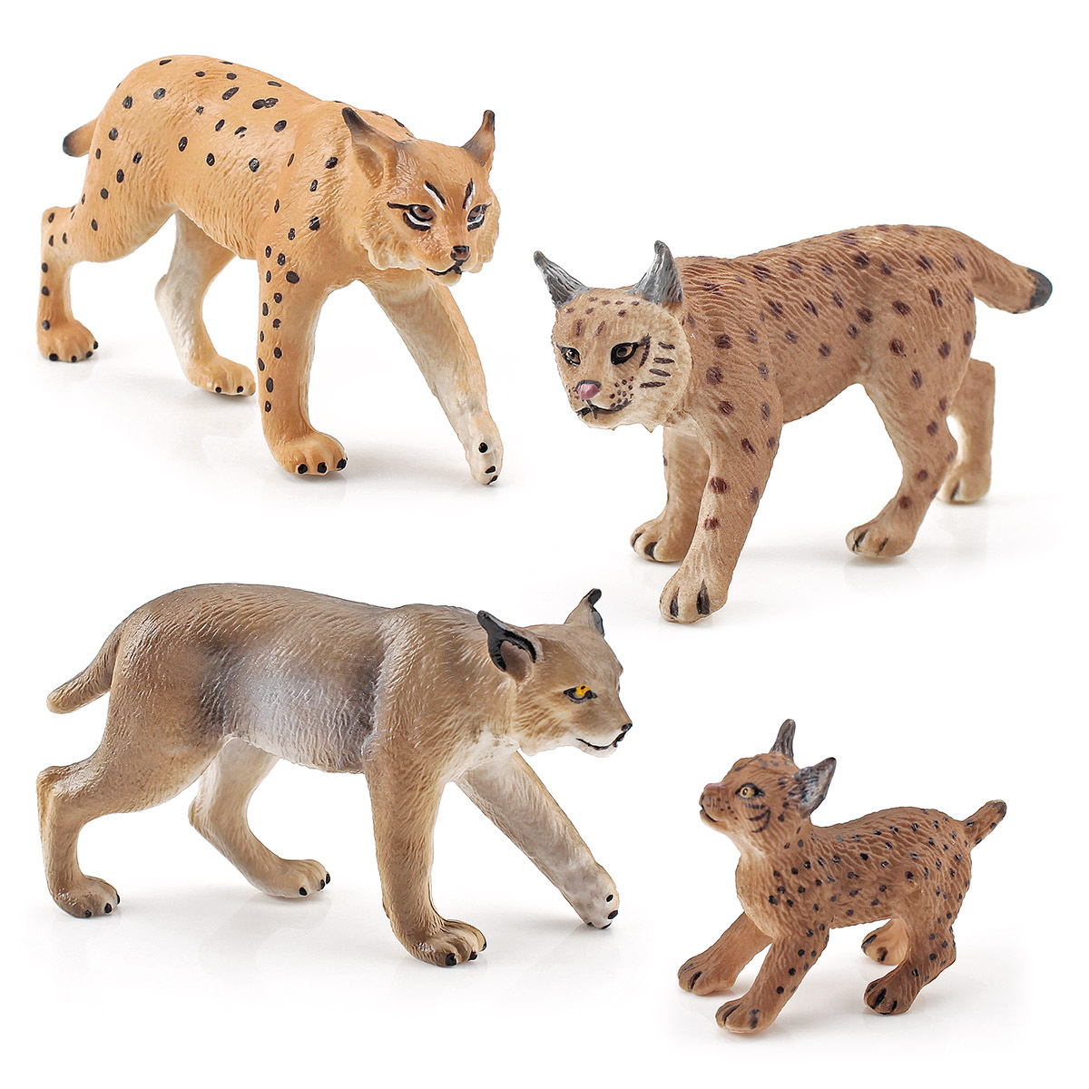 Simulación transfronteriza animal del bosque CATx modelo de juguete para niños gato cognitivo CATx Castor salvaje decoración adornos
