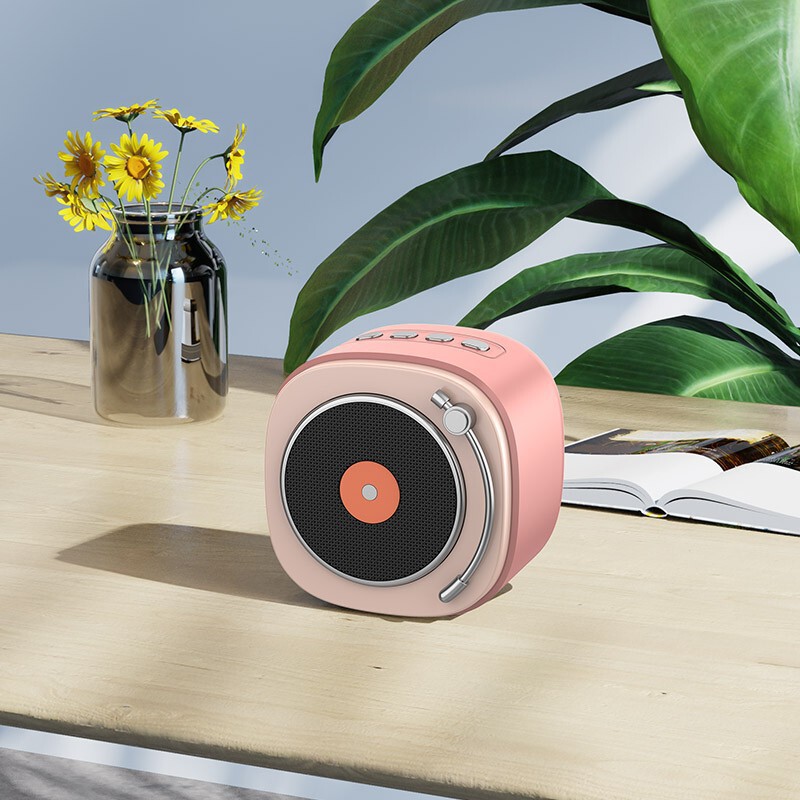 国境を越えた人気の SD3X ワイヤレス Bluetooth スピーカーミニレコードモデルポータブル屋外サブウーファーギフト小型スピーカー|undefined