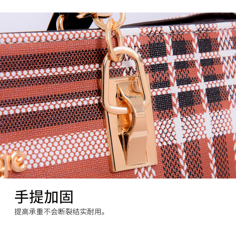 Wholesale of 2024 new styles of European and American retro six-piece single-shoulder bags and hand-carry crossbody bags for foreign trade women's fashion mother-and-child bags undefined